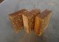 Mullite Silica Refractory Bricks Bauxite Chamotte Bahan Warna Coklat Untuk Semen Kiln