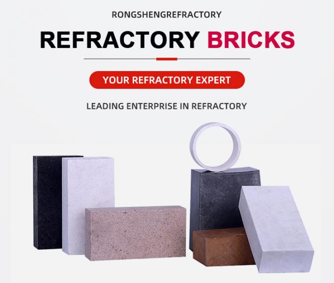 Rongsheng Refractory Silicon Carbide High Flexural Strength Bricks Sic Corrosion-Resistant Brick Untuk Peleburan Baja 0