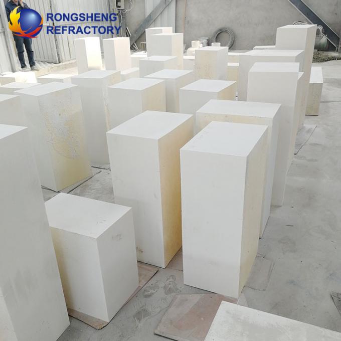 Bahan Refraktori Tungku Peleburan Kaca Fused Azs Block Zirconia Corundum Brick Azs-33# Azs-36# Azs-41# Fusion Cast Brick 3