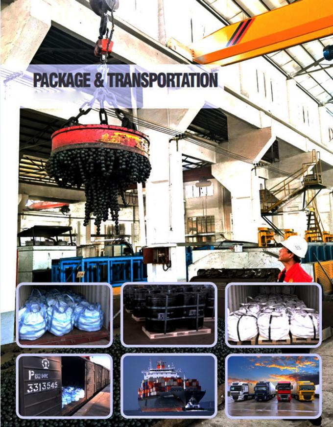 Pabrik Harga 30mm 50mm 100mm Penggilingan Mining Balls Forged Steel Ball Untuk Ball Mill 4