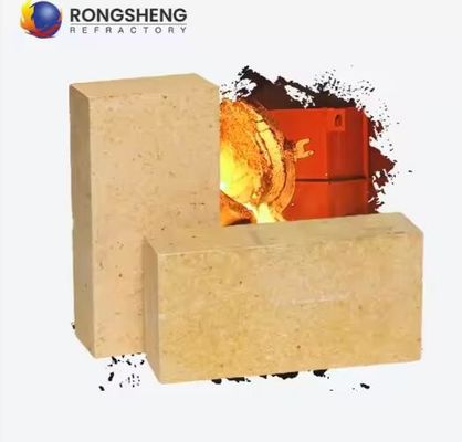 Lining Tungku Antistrip Alumina Tinggi Batu bata tahan api 48%-80% Al2o3 Brick tahan api Anti-Peeling Alumina Brick