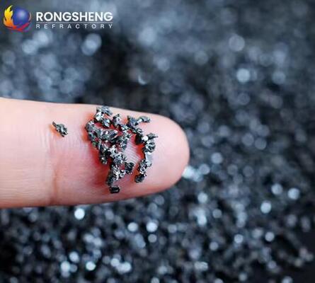 Tinggi kemurnian 98,5% Sic Powder Carborundum Grit Hitam Hijau Silicon Carbide Powder untuk abrasif dan tahan api
