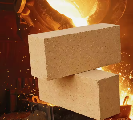 Rongsheng Bata Aluminium Suhu Tinggi Tahan Api Termal Tahan Guncangan Batu Bata Api Alumina Silikat Untuk Tungku Ledakan