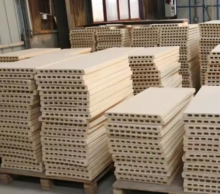 Keramik Furniture Cordierite Mullite Support Plate Refractory Kiln Shelf Cordierite Mullite Board Untuk Tungku
