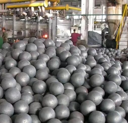 15mm Untuk 120mm Tinggi Chrome Alloy Casting Ball Grinding Media Ball Untuk Pertambangan Dan Pabrik Semen