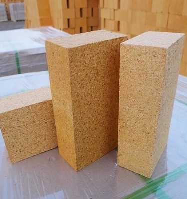 Batu bata tahan api dengan aluminium tinggi SK32 SK34 Batu bata tanah liat Al2o3 Batu bata api untuk boiler/palam kaca