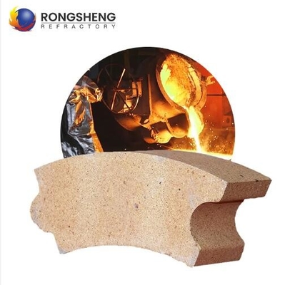 Tahan suhu tinggi Alumina tinggi Keramik Refractory melengkung lengkungan Api Keramik tanah liat untuk oven pizza dan oven
