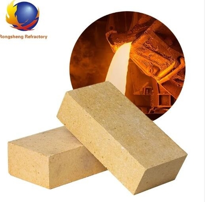 Custom Shape Refractory Brick 230x114x65mm Ukuran Standar Fire Brick Untuk Keramik Suhu Tinggi