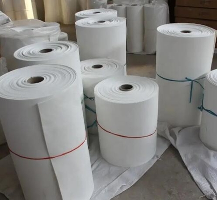 Pabrik Pasokan 2mm 10mm Bahan Refraktori Seramik Serat Wol Gasket 1260c Isolasi Termal Seramik Serat Kertas