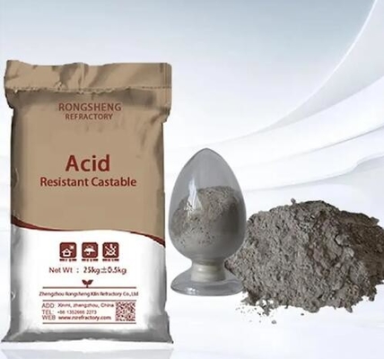 Kekuatan tinggi tahan aus tahan asam cair tahan asam tahan api cair untuk tungku induksi