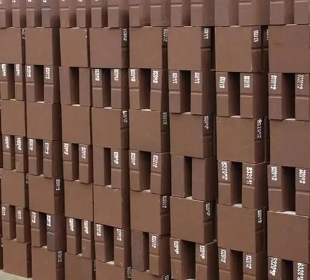 Tinggi kekuatan Magnesium Ferro Spinel Fire Brick Magnesia-Hercynite Refractory Spinel Brick Untuk Industri Semen