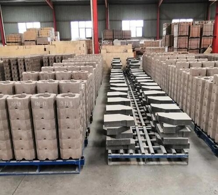 Tinggi kekuatan Magnesium Ferro Spinel Fire Brick Magnesia-Hercynite Refractory Spinel Brick Untuk Industri Semen