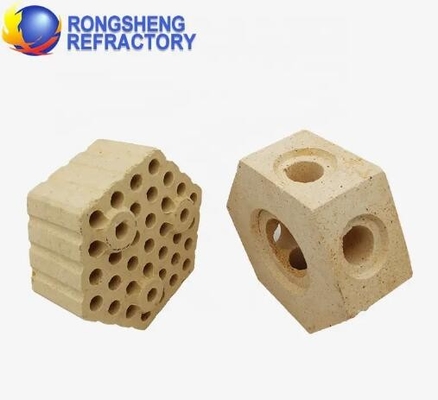 Grosir Brick Fire-Resistant Checker Silica Refractory Checker Brick Untuk Tungku Tinggi Panas