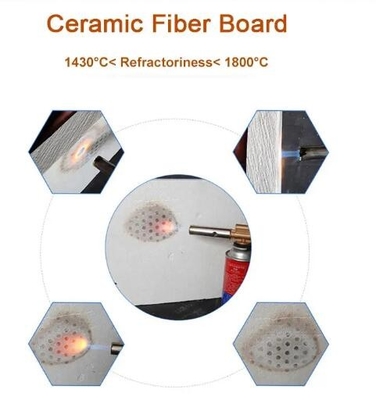 1800c Bahan tahan api Papan Serat Keramik Kekuatan tinggi Papan Isolasi Serat Keramik Harga