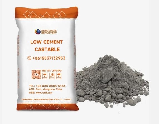 Performance Tinggi Low Cement Casting Refractory Mullite Casting Untuk Tungku Suhu Tinggi