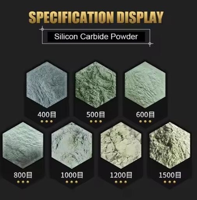 Tinggi Kemurnian 99% Sic Powder 16#~2000# Refractory Green Silicon Carbide Untuk Abrasives Dan Sandblasting