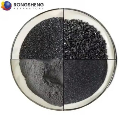 Berkualitas tinggi Bubuk Karbida Silikon Hijau Hitam 98% 99% SIC Emery Carborundum Grit