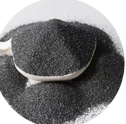 Suhu Tinggi Refractory Bulk Silicon Carbide Hitam 98% SiC Silicon Carbide Powder 200 Grit 400 Grit
