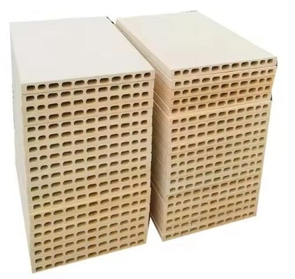 Furnitur Tungku Kaca Mullite Cordierite Plate Grooved Perforated Cordierite Mullite Slab Refractory Keramik Setter