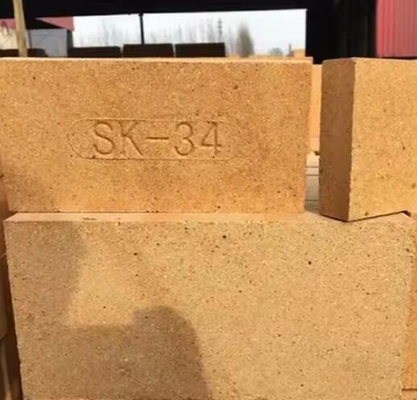 Aluminium Fire Bricks SK34 SK36 SK38 SK40 Refractory High Alumina Brick Untuk Rotary Oven