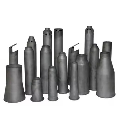 Kualitas Tinggi Refractory Resic Sisic Sic Silikon Karbida Keramik Burner Tube Nozzle