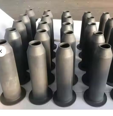 Kualitas Tinggi Refractory Resic Sisic Sic Silikon Karbida Keramik Burner Tube Nozzle