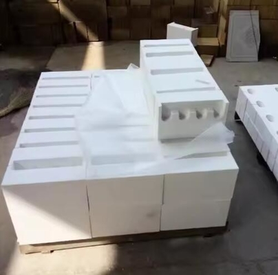 Alumina Bubble Refractory Brick 1800C Alumina Hollow Ball Insulating Brick Untuk Tungku Keramik