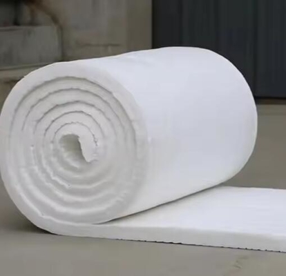 Bahan Isolasi Panas Tungku 1260 Selimut Serat Keramik 128kg/M3 160kg/M3 Selimut Serat Silikat Aluminium
