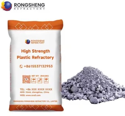 Korundum Mullite tahan haus Plastik yang dapat dibuang untuk suhu maksimum 1500C di boiler dan tungku