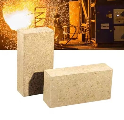 Batu bata tahan api untuk tungku suhu tinggi Al2O3 45-80% Alumina batu bata untuk tungku