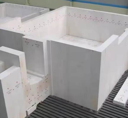 Harga Pabrik Ditemukan Zirconia Corundum Brick Azs Refractory Brick Untuk Tungku Kaca