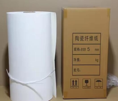 1mm 2mm 5mm tebal aluminium silikat seramik serat kertas 1260C suhu tinggi bahan isolasi tahan api