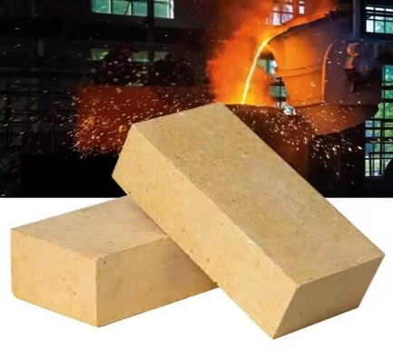 Kualitas Tinggi &amp; Densitas Aluminium Brick Kiln Lining High Alumina Refractory Brick Untuk Tungku Baja