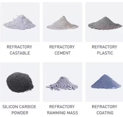 Rongsheng Alumina Steel Fiber Castable Kualitas Tinggi Abrasi Resistant Steel Fiber Refractory Castables Untuk Tungku Industri
