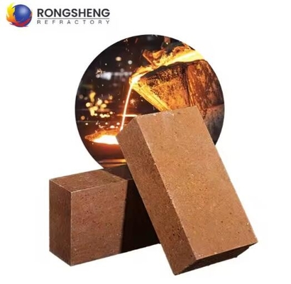 Rongsheng Refractory Mgo Fire Bricks Magnesia Refractory Brick Untuk Tungku Open-Heat Alkaline