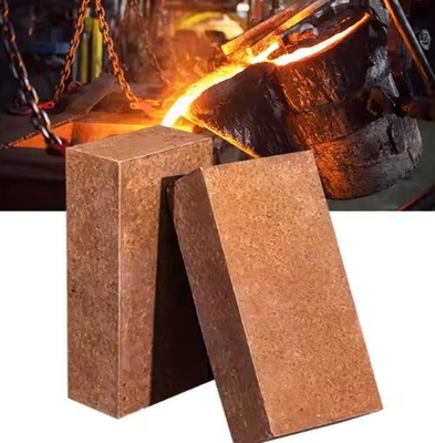 Resistensi suhu tinggi Magnesia Bata Rongsheng Refractory Magnesium Bata Untuk Semen Rotary Kiln Sintering Zone