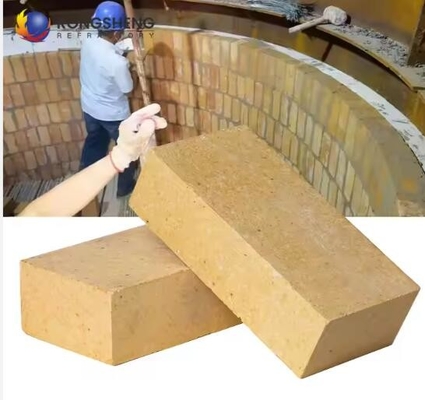 T39 Batu bata aluminasi tinggi berbentuk batu bata aluminasi tahan api Bahan tahan api tungku suhu tinggi