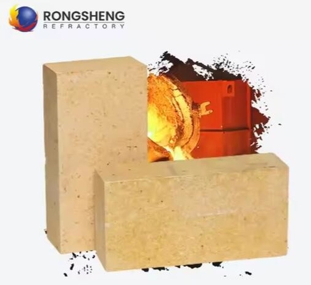 1400 derajat Aluminium Refractory Brick High Alumina Brick untuk Tungku Tungku dan Reaktor