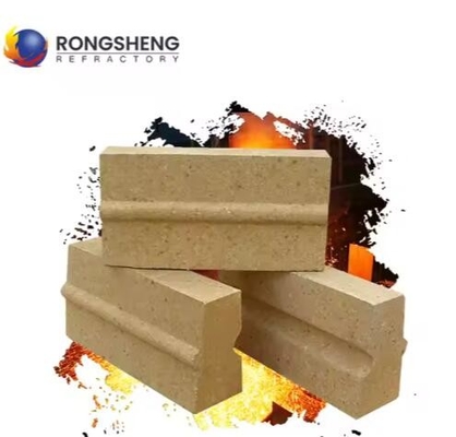 1400 derajat Aluminium Refractory Brick High Alumina Brick untuk Tungku Tungku dan Reaktor