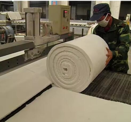 Isolasi suhu tinggi Seramik Serat Wol Produk Serat Keramik Aluminium Silikat