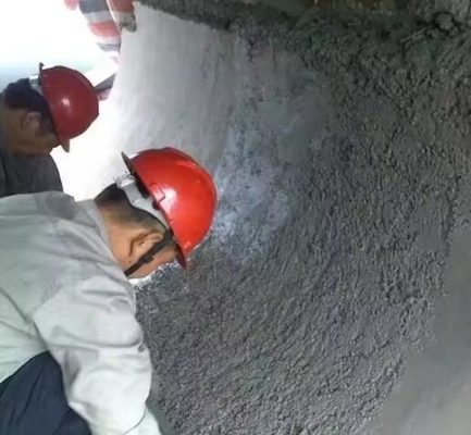 Oven Boiler Repair Refractory Castable dengan ketahanan alkali 1500C Kekuatan tinggi tahan asam