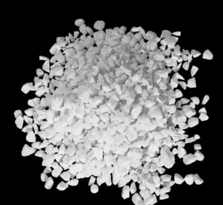 Bahan baku tahan api Alumina tabular korundum putih Untuk aplikasi tahan api