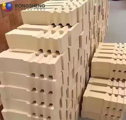 Industri Tungku Api Gantung Bata Termal Shock Ketahanan yang sangat baik Refractory Tinggi Alumina Anchor Bata Untuk Kompor Panas