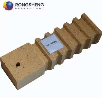 Industri Tungku Api Gantung Bata Termal Shock Ketahanan yang sangat baik Refractory Tinggi Alumina Anchor Bata Untuk Kompor Panas