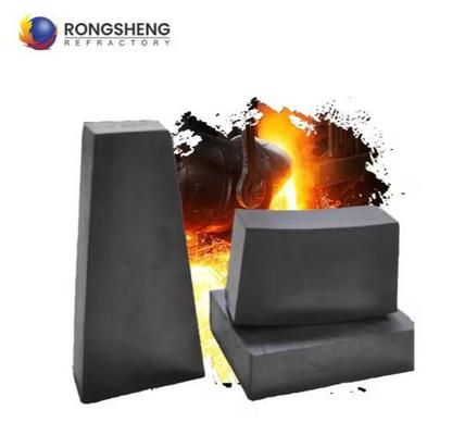 Bata Karbon Kemurnian Tinggi Anti Korosi Bata Karbon Aluminium Magnesium Bata Tahan Api Untuk Ceret Baja