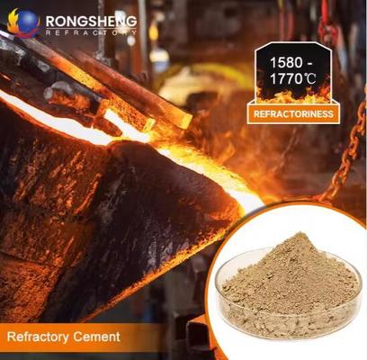 Semen Kalsium Aluminate Tahan Api Ca50 Ca60 Ca70 C80 Semen Api Alumina Tinggi Untuk Castable Tahan Api