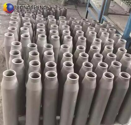 Rongsheng SiSiC RBSiC SiC Nitride Bonded Silicon Carbide Nozzle Burner Refractory Untuk Tungku Industri
