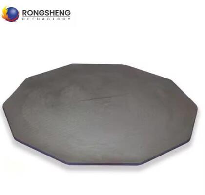 Rongsheng Furnitur Kiln Silikon Karbida Berikat Nitrida Tahan Api Lembaran Keramik SiC Pelat Komposit Silikon Karbida Aluminium