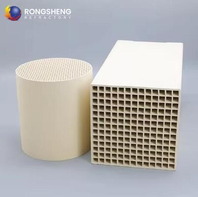 Rongsheng Alumina Cordierite Mullite Corundum Regenerator Keramik Sarang Lebah Kinerja Tinggi untuk Tungku Pemanas Regeneratif