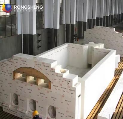 High Zirconia Corrosion Resistant Block Zirconium Corundum Fused Cast AZS Refractory Bricks For Glass Furnace Tank
